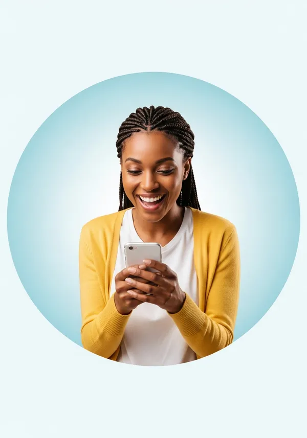 Happy customer getting approved for settlement funding